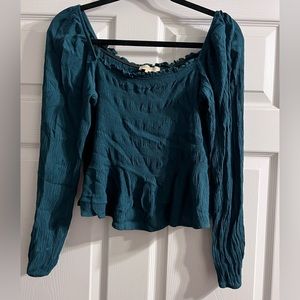 London Rose boho long sleeve top -Size XL